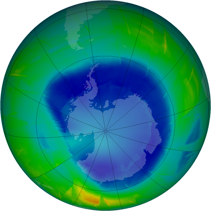 Ozone Map 2009-08-26